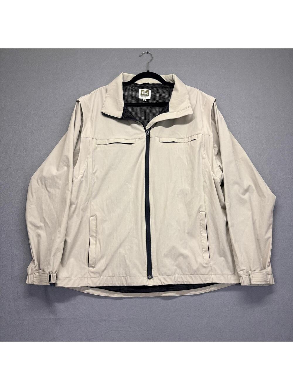 Tilley Endurables Lightweight Jacket Convertable Vest Size 2XL